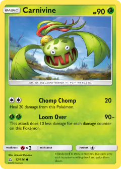 Carnivine Common card from Ultra Prism