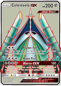 Celesteela-GX Rare Ultra card from Ultra Prism