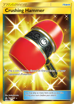 Crushing Hammer Rare Secret card from Ultra Prism