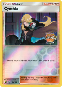 Cynthia Uncommon card from Ultra Prism