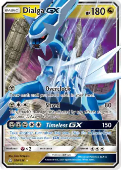 Dialga-GX Rare Holo GX card from Ultra Prism