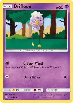 Drifloon Common card from Ultra Prism