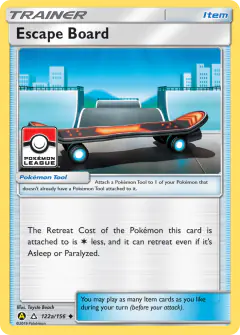 Escape Board Uncommon card from Ultra Prism