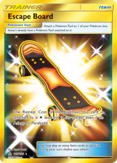 Escape Board Rare Secret card from Ultra Prism