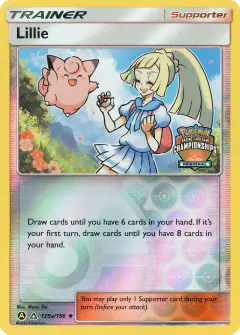 Lillie Uncommon card from Ultra Prism