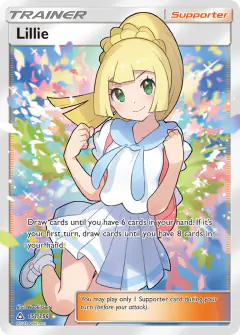 Lillie Rare Ultra card from Ultra Prism