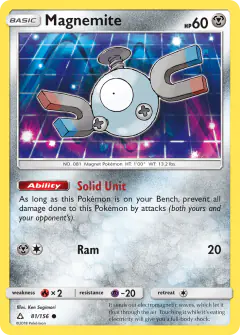 Magnemite Common card from Ultra Prism