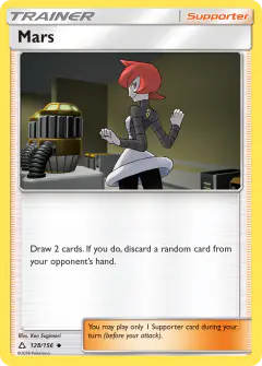 Mars Uncommon card from Ultra Prism