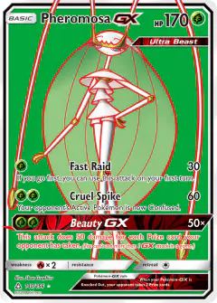 Pheromosa-GX Rare Ultra card from Ultra Prism