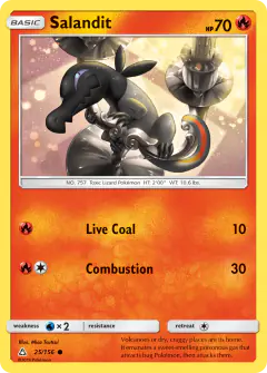 Salandit Common card from Ultra Prism