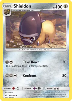 Shieldon Uncommon card from Ultra Prism