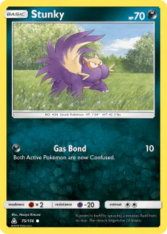 Stunky Common card from Ultra Prism
