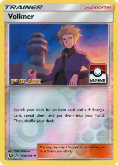 Volkner Uncommon card from Ultra Prism