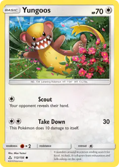 Yungoos Common card from Ultra Prism
