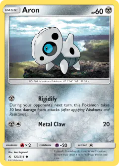 Aron Common card from Unbroken Bonds