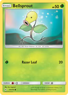 Bellsprout Common card from Unbroken Bonds