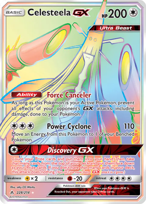 Celesteela-GX Rare Rainbow