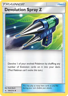 Devolution Spray Z Uncommon card from Unbroken Bonds