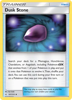 Dusk Stone Uncommon card from Unbroken Bonds