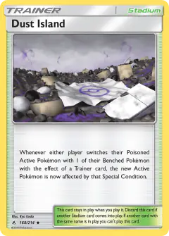Dust Island Uncommon card from Unbroken Bonds