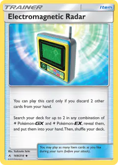 Electromagnetic Radar Uncommon card from Unbroken Bonds