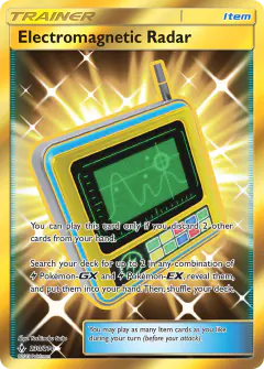 Electromagnetic Radar Rare Secret card from Unbroken Bonds