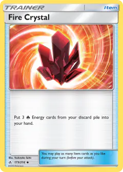 Fire Crystal Uncommon card from Unbroken Bonds