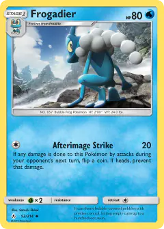 Frogadier Uncommon card from Unbroken Bonds