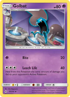 Golbat Uncommon card from Unbroken Bonds