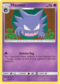 Haunter Uncommon card from Unbroken Bonds