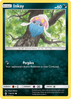 Inkay Common card from Unbroken Bonds