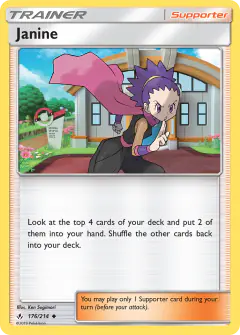 Janine Uncommon card from Unbroken Bonds