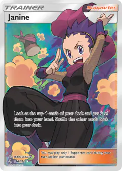 Janine Rare Ultra card from Unbroken Bonds