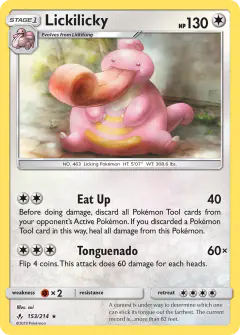 Lickilicky Rare card from Unbroken Bonds