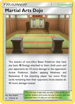 Martial Arts Dojo Uncommon card from Unbroken Bonds