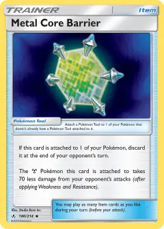 Metal Core Barrier Uncommon card from Unbroken Bonds