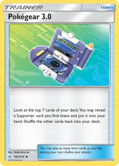 Pokégear 3.0 Uncommon card from Unbroken Bonds