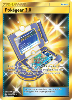 Pokégear 3.0 Rare Secret card from Unbroken Bonds