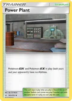 Power Plant Uncommon card from Unbroken Bonds