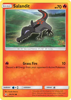 Salandit Common card from Unbroken Bonds