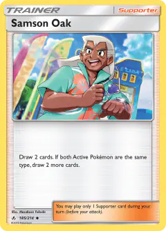 Samson Oak Uncommon card from Unbroken Bonds