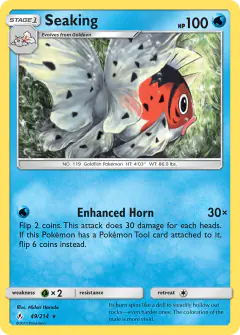Seaking Rare card from Unbroken Bonds