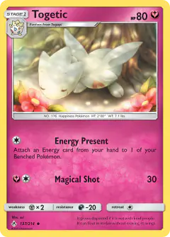Togetic Uncommon card from Unbroken Bonds