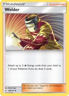 Welder Uncommon card from Unbroken Bonds