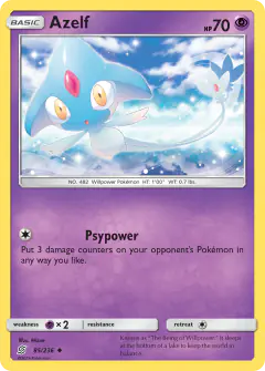 Azelf Uncommon card from Unified Minds