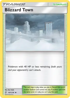 Blizzard Town Uncommon card from Unified Minds