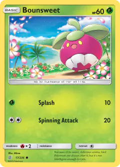 Bounsweet Common card from Unified Minds