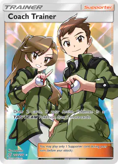 Coach Trainer Rare Ultra card from Unified Minds
