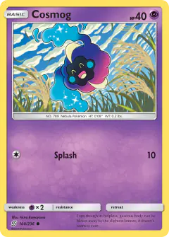 Cosmog Common card from Unified Minds