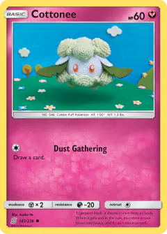 Cottonee Common card from Unified Minds